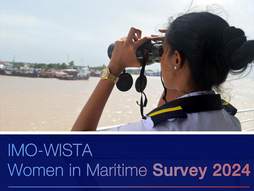 Take the IMO-WISTA Women in Maritime Survey - deadline extended to 31 January 2025